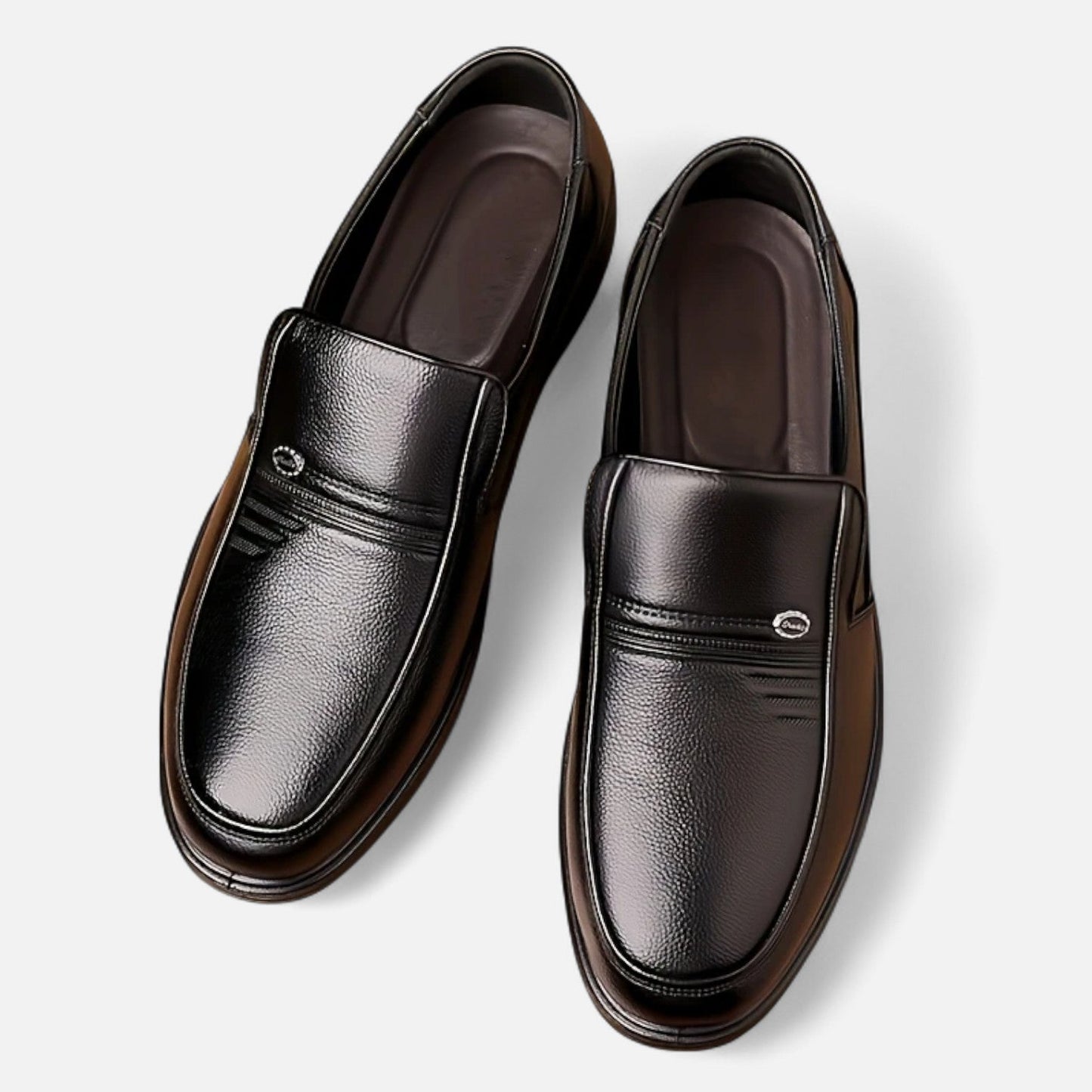 Elanclo | Men’s Leather Loafers – Ivy Slip-On Elegance