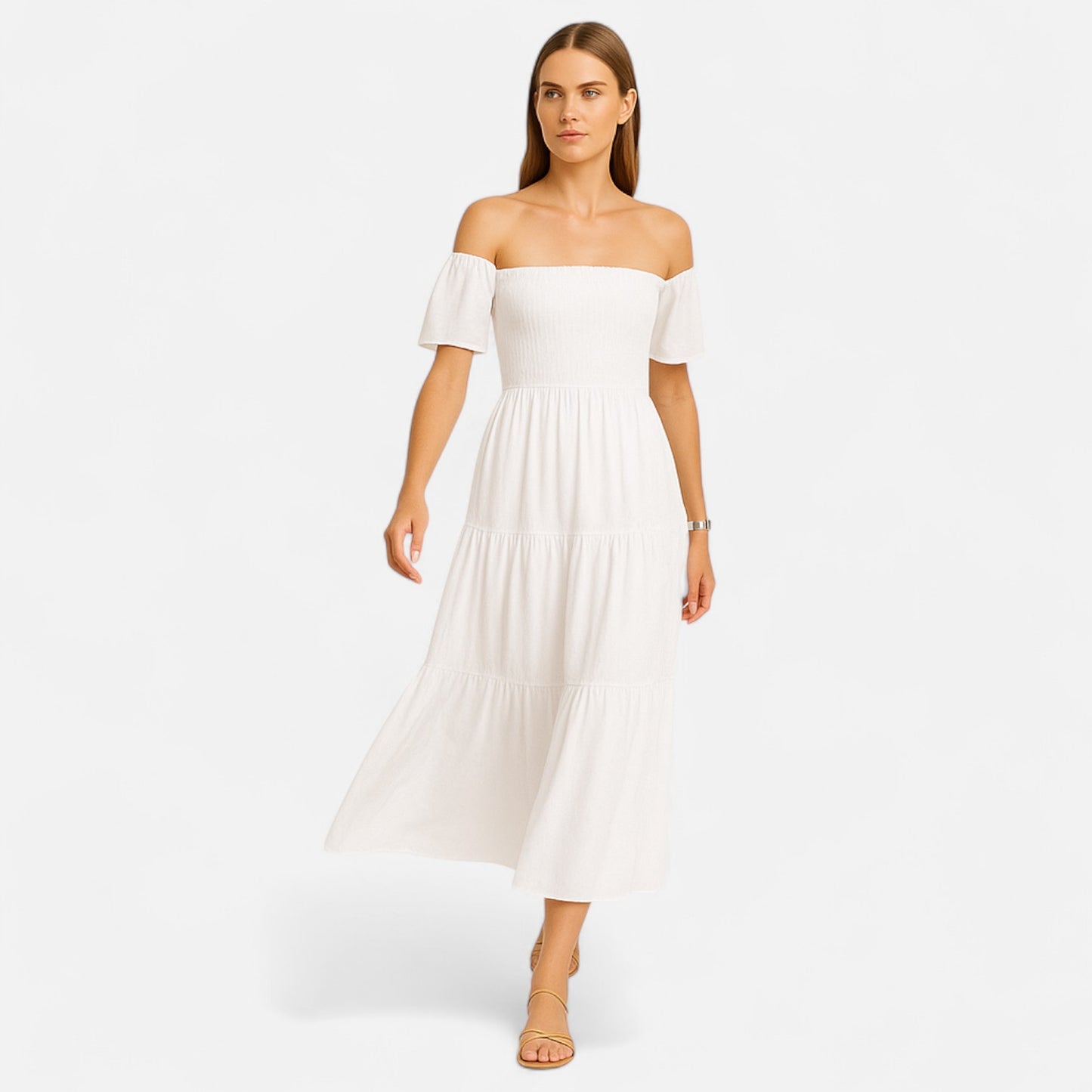 Elanclo | Women’s Tatiana Tiered Countryside Dress