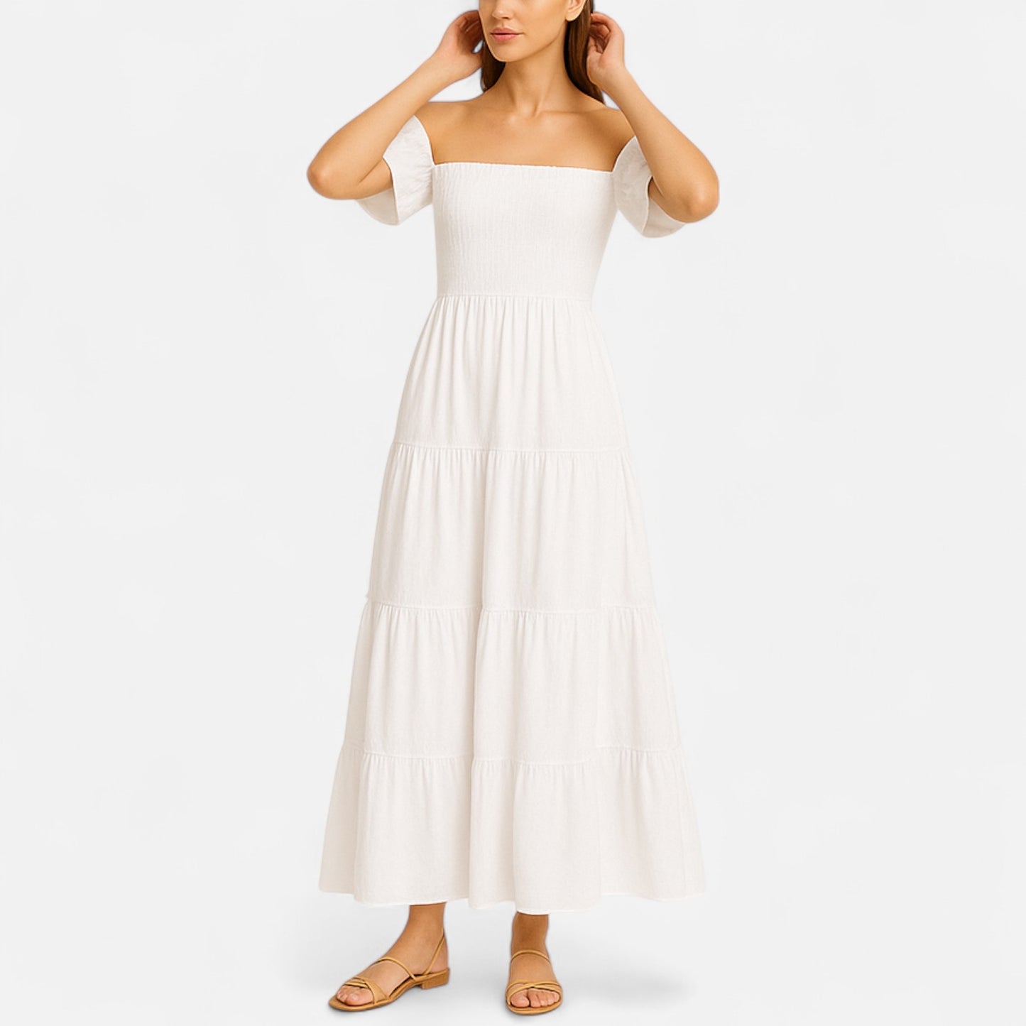 Elanclo | Women’s Tatiana Tiered Countryside Dress