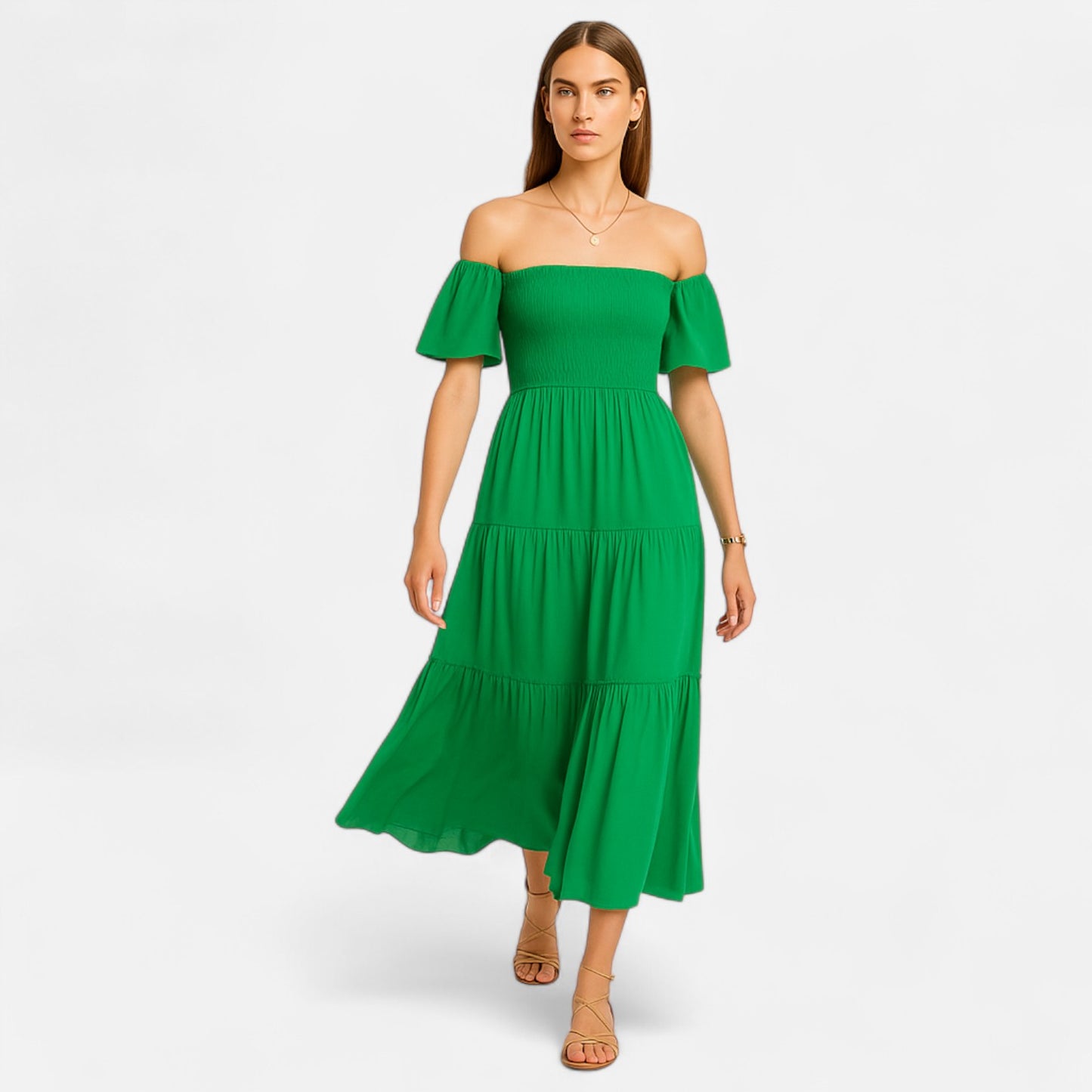 Elanclo | Women’s Tatiana Tiered Countryside Dress