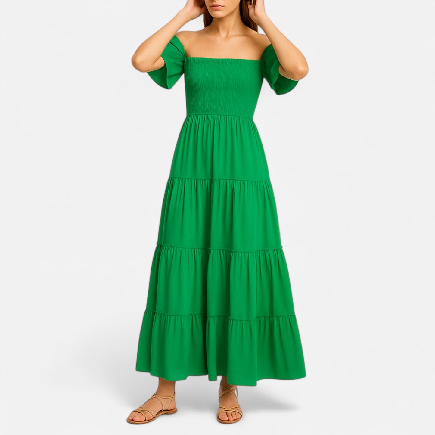 Elanclo | Women’s Tatiana Tiered Countryside Dress