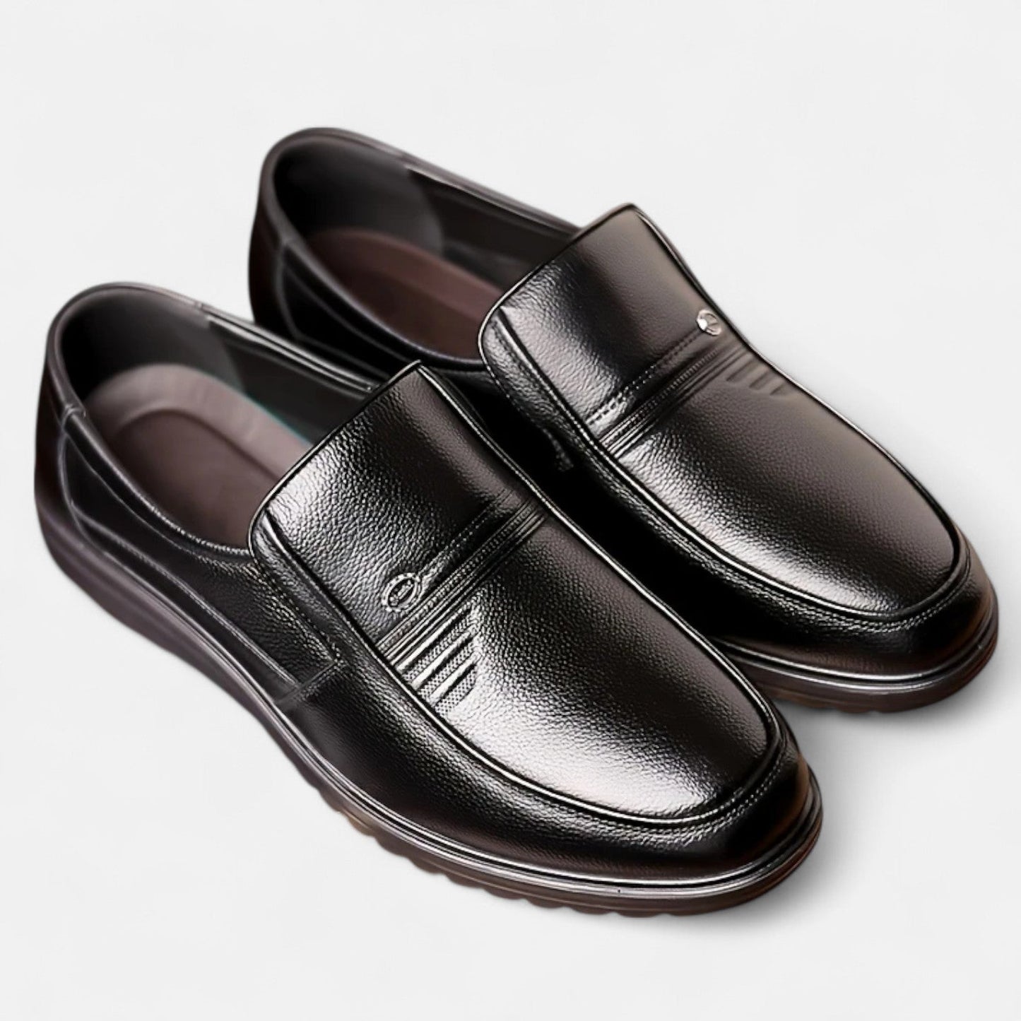 Elanclo | Men’s Leather Loafers – Ivy Slip-On Elegance