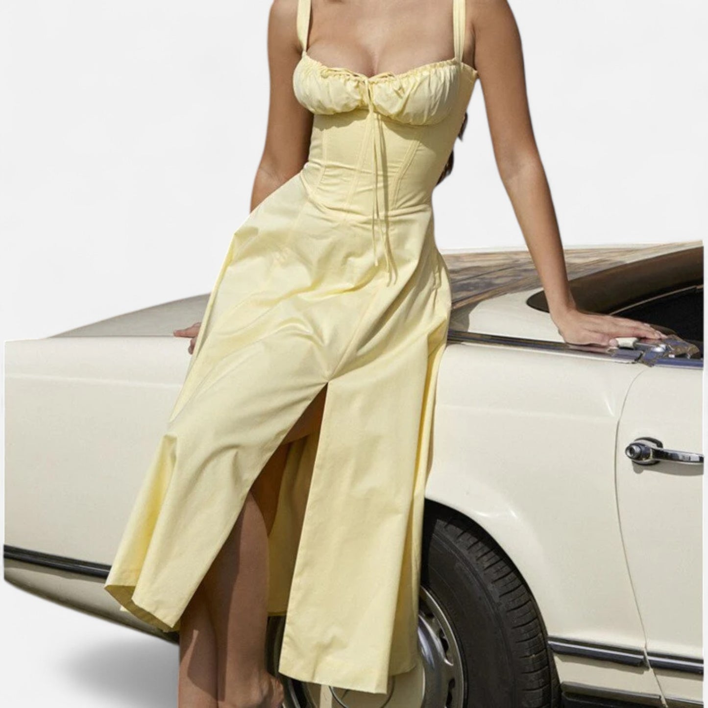 Elanclo | Women’s Vintage Bloom Bustier Dress