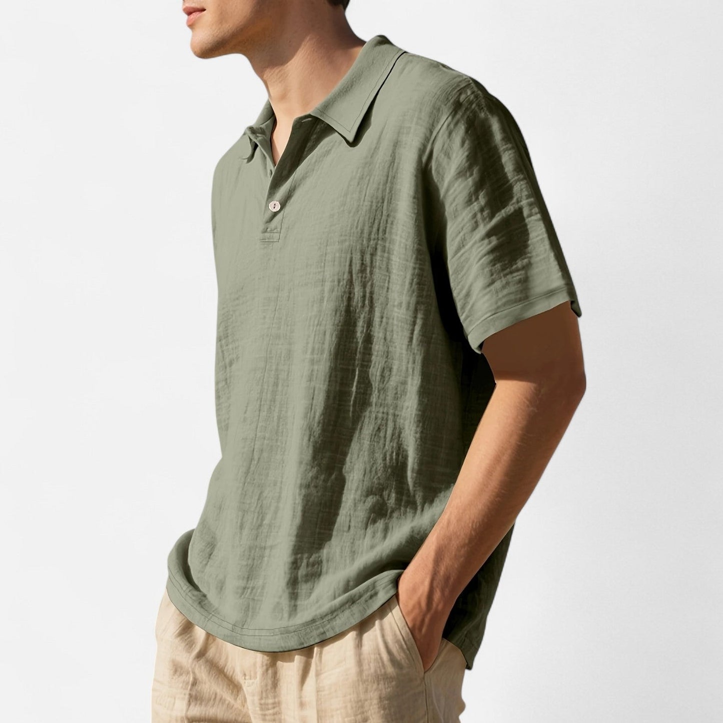 Elanclo | Men’s Linen Shirt – Heritage Summer Cut
