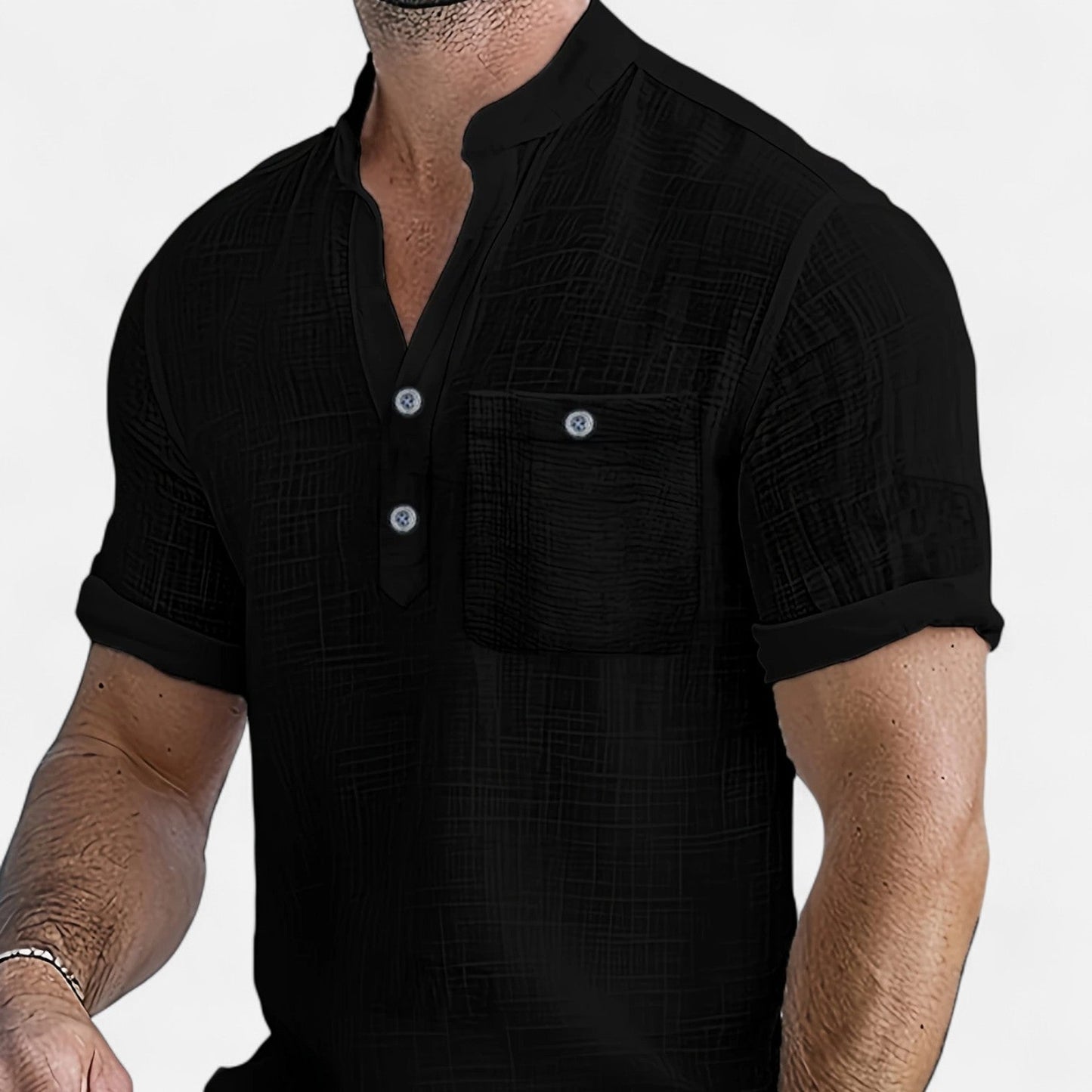 Elanclo | Men’s Notch Collar Shirt – Riviera Airwear
