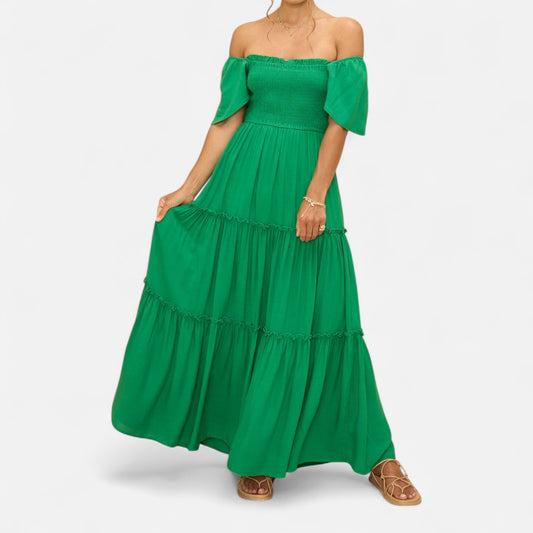 Elanclo | Women’s Tatiana Tiered Countryside Dress