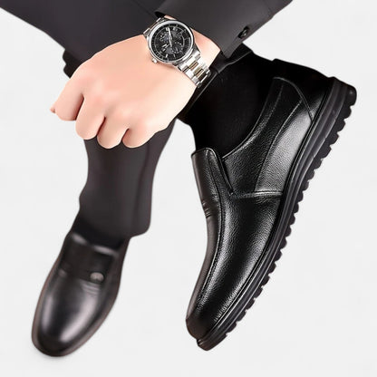 Elanclo | Men’s Leather Loafers – Ivy Slip-On Elegance