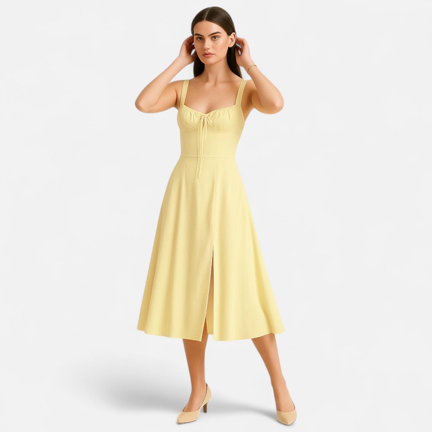 Elanclo | Women’s Vintage Bloom Bustier Dress