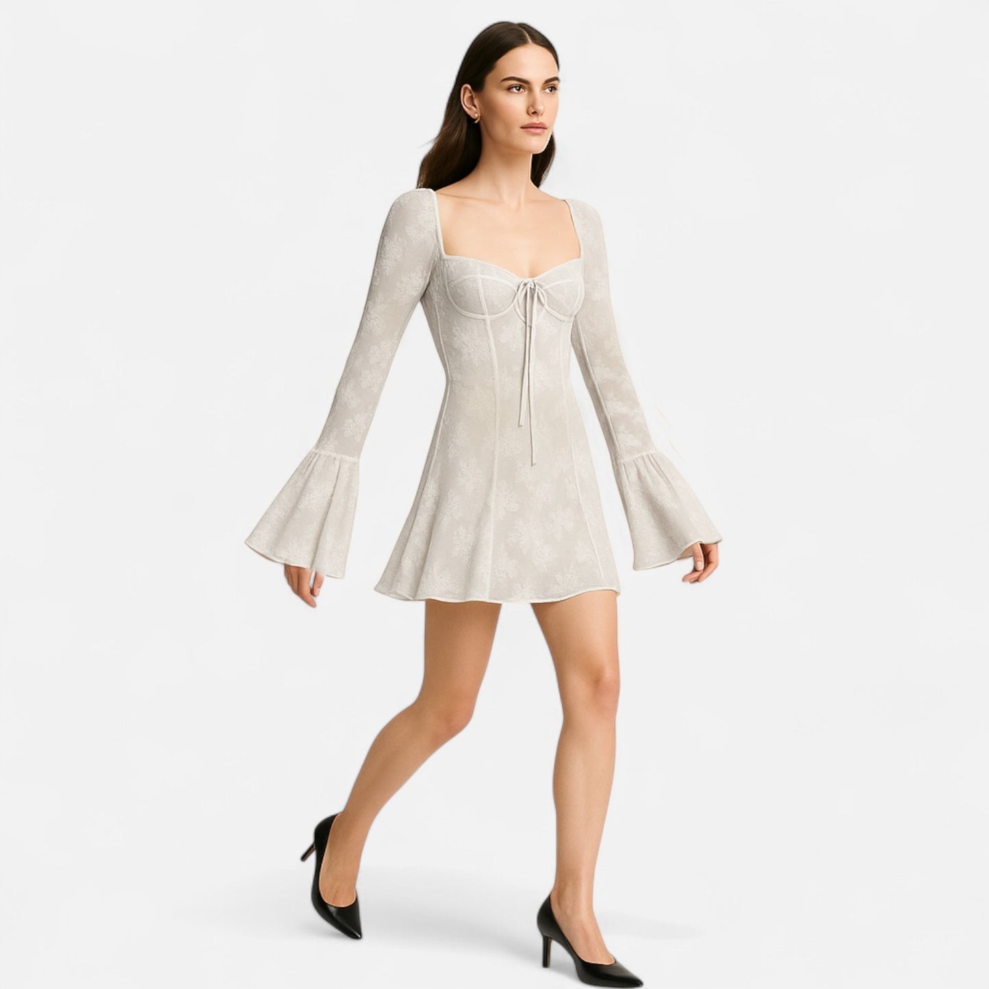 Elanclo | Women’s Lace Corset Mini Dress