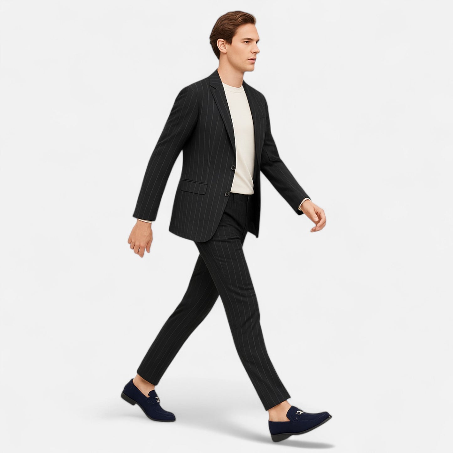 Elanclo | Men’s Buckled Suede Classic Loafers