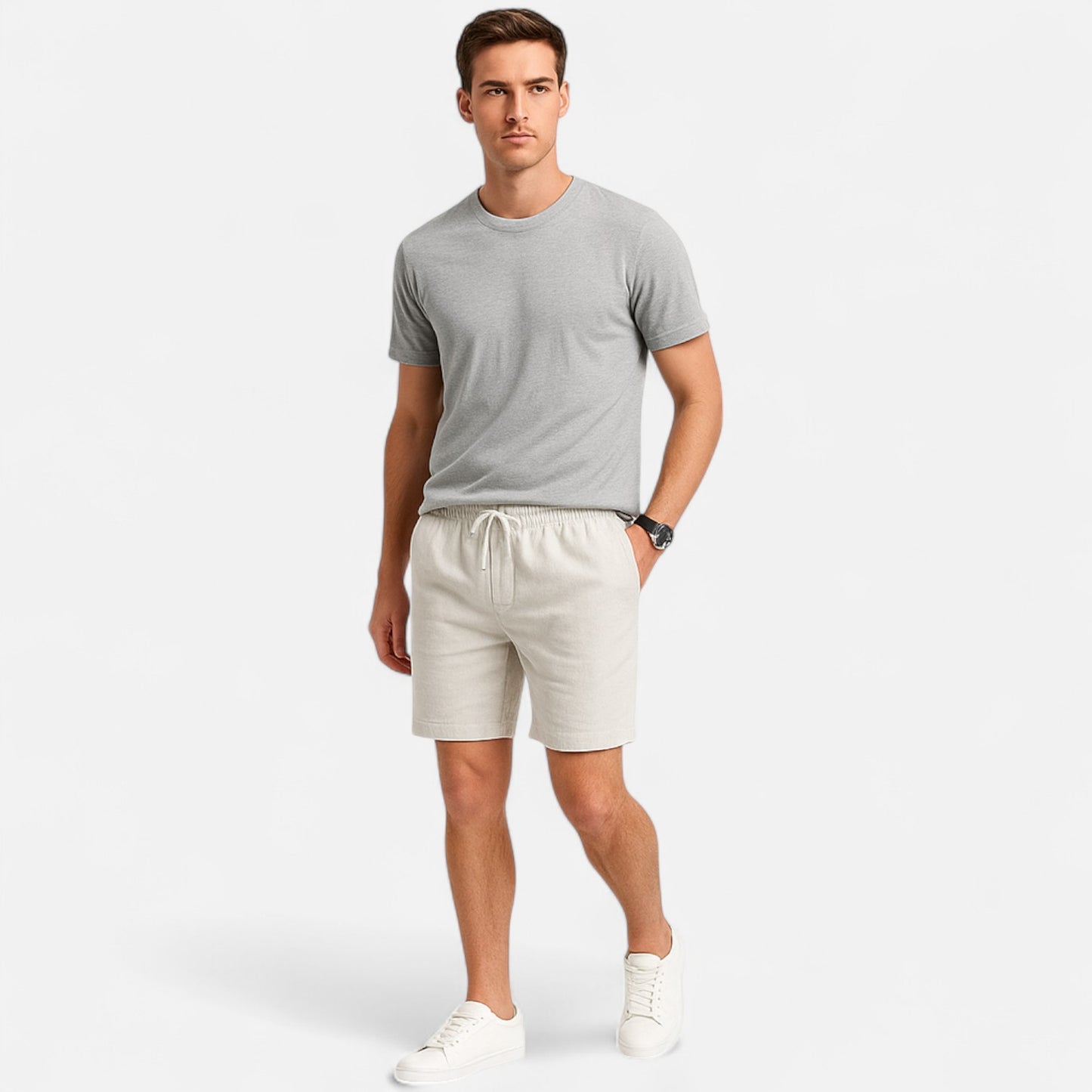 Elanclo | Men’s Classic Linen Resort Shorts