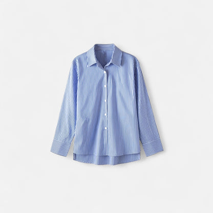 Elanclo | Women’s Heritage Stripe Button-Up Blouse