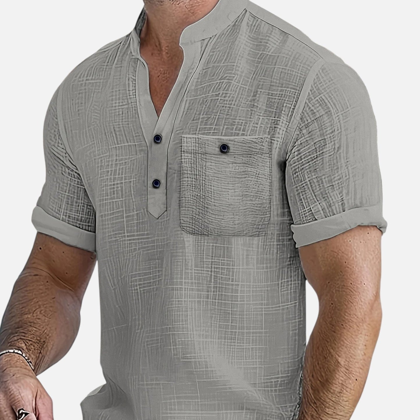 Elanclo | Men’s Notch Collar Shirt – Riviera Airwear