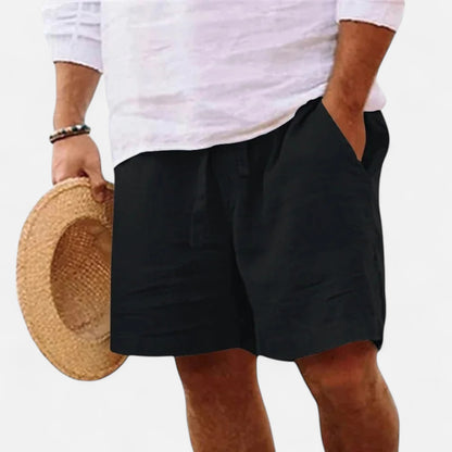 Elanclo | Men’s Lightweight Linen-Cotton Shorts