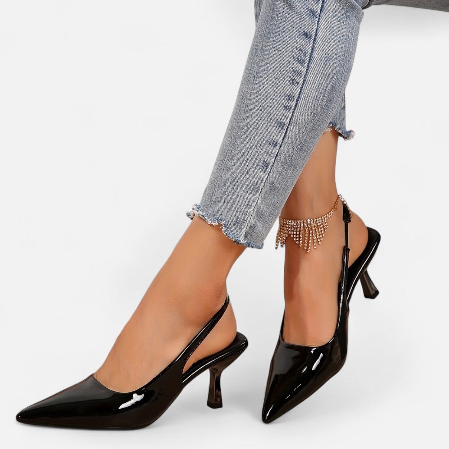 Elanclo | Women’s Heeled Pumps – Riviera D’Orsay Style
