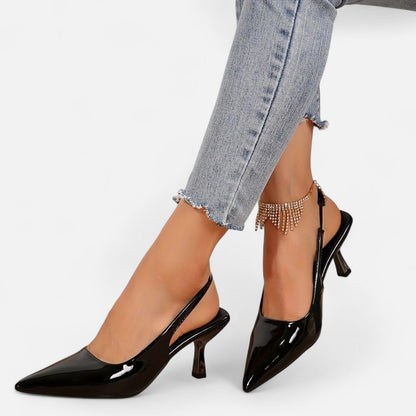 Elanclo | Women’s Heeled Pumps – Riviera D’Orsay Style