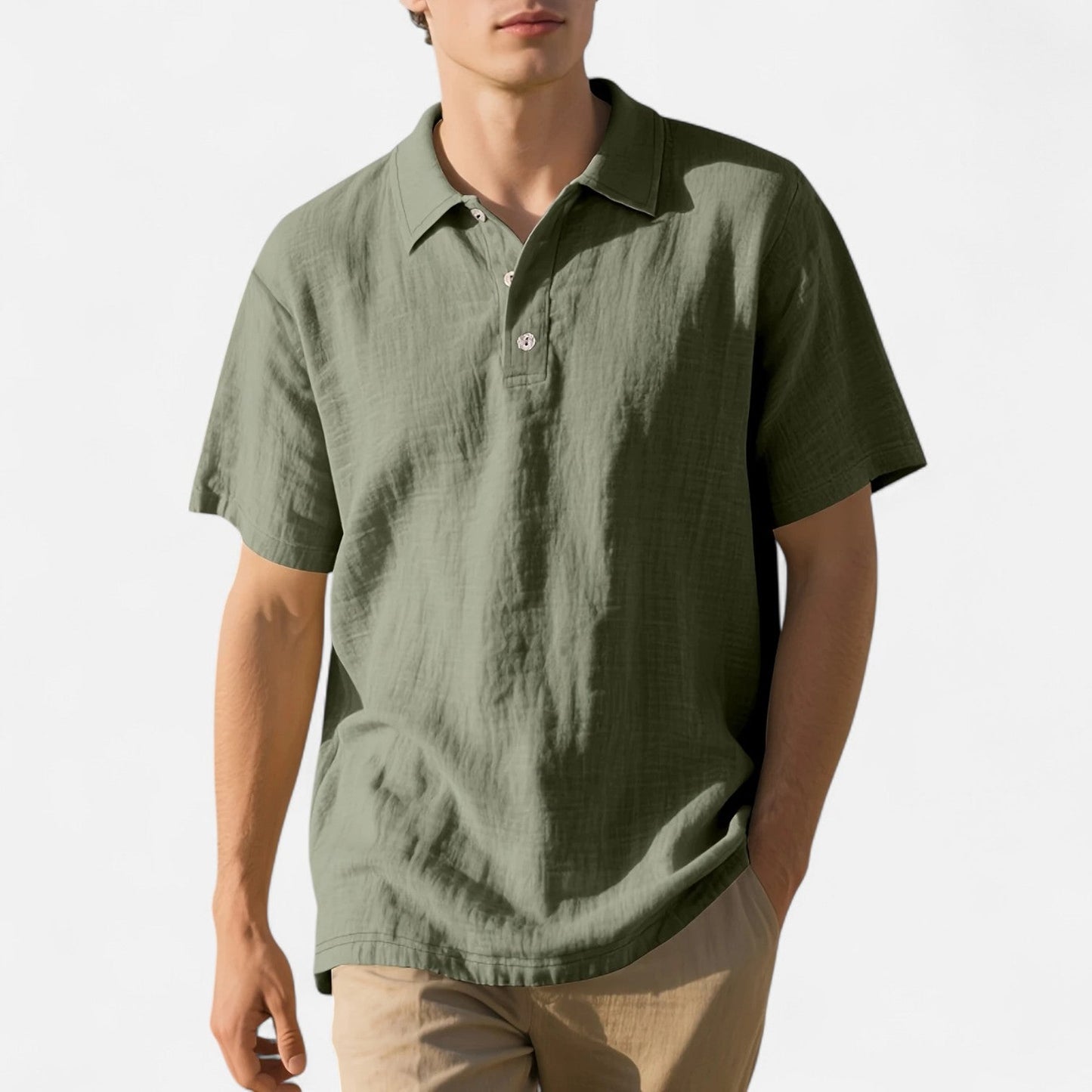 Elanclo | Men’s Linen Shirt – Heritage Summer Cut
