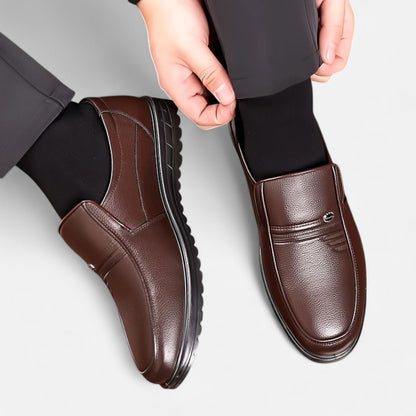 Elanclo | Men’s Leather Loafers – Ivy Slip-On Elegance