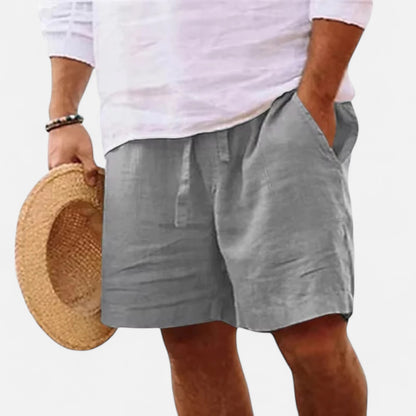 Elanclo | Men’s Lightweight Linen-Cotton Shorts