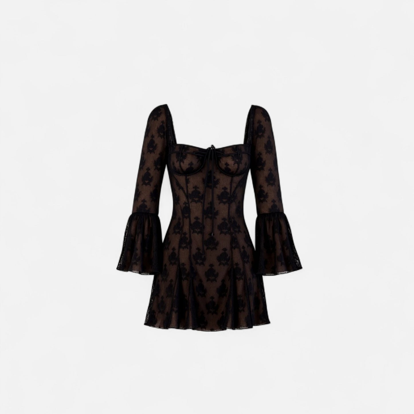 Elanclo | Women’s Lace Corset Mini Dress