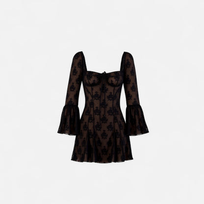 Elanclo | Women’s Lace Corset Mini Dress