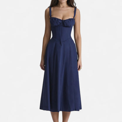 Elanclo | Women’s Vintage Bloom Bustier Dress