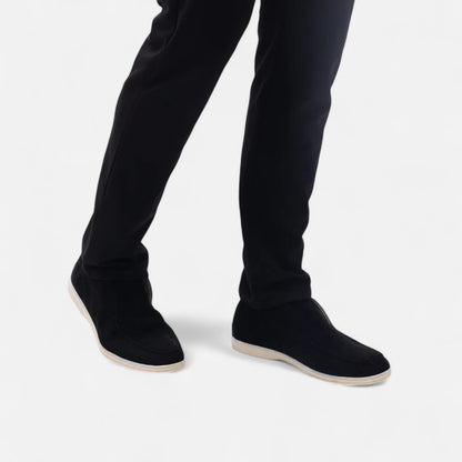 Elanclo | Men’s High Suede Slip-On Loafers