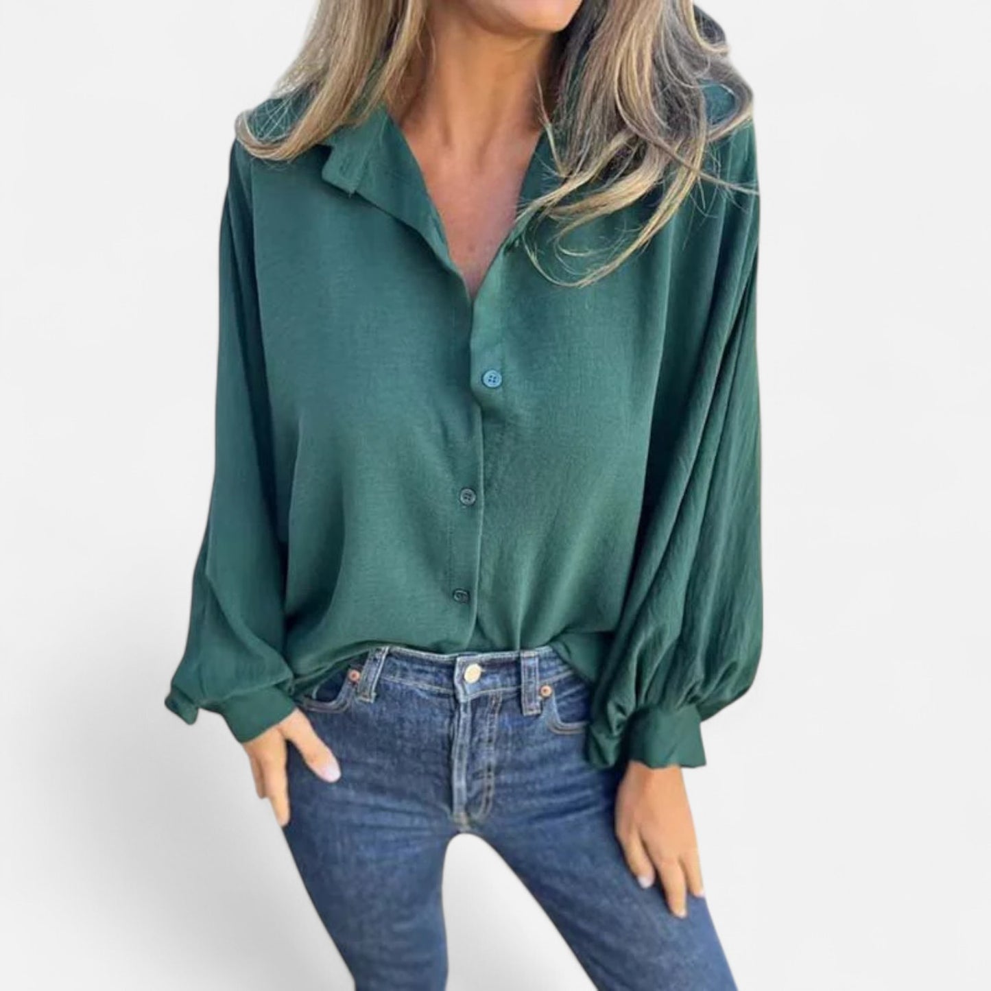 Elanclo | Women’s Relaxed Button-Down Blouse