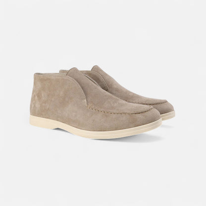 Elanclo | Men’s High Suede Slip-On Loafers