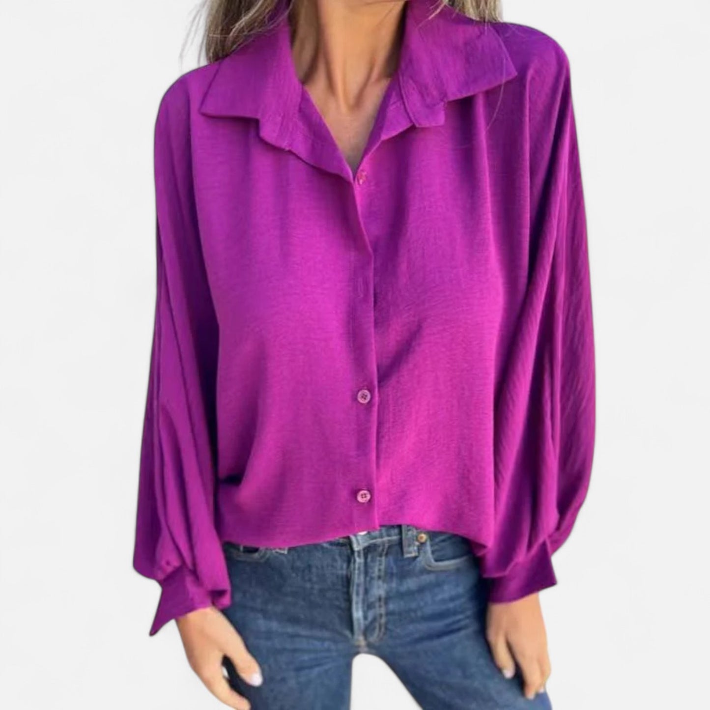 Elanclo | Women’s Relaxed Button-Down Blouse