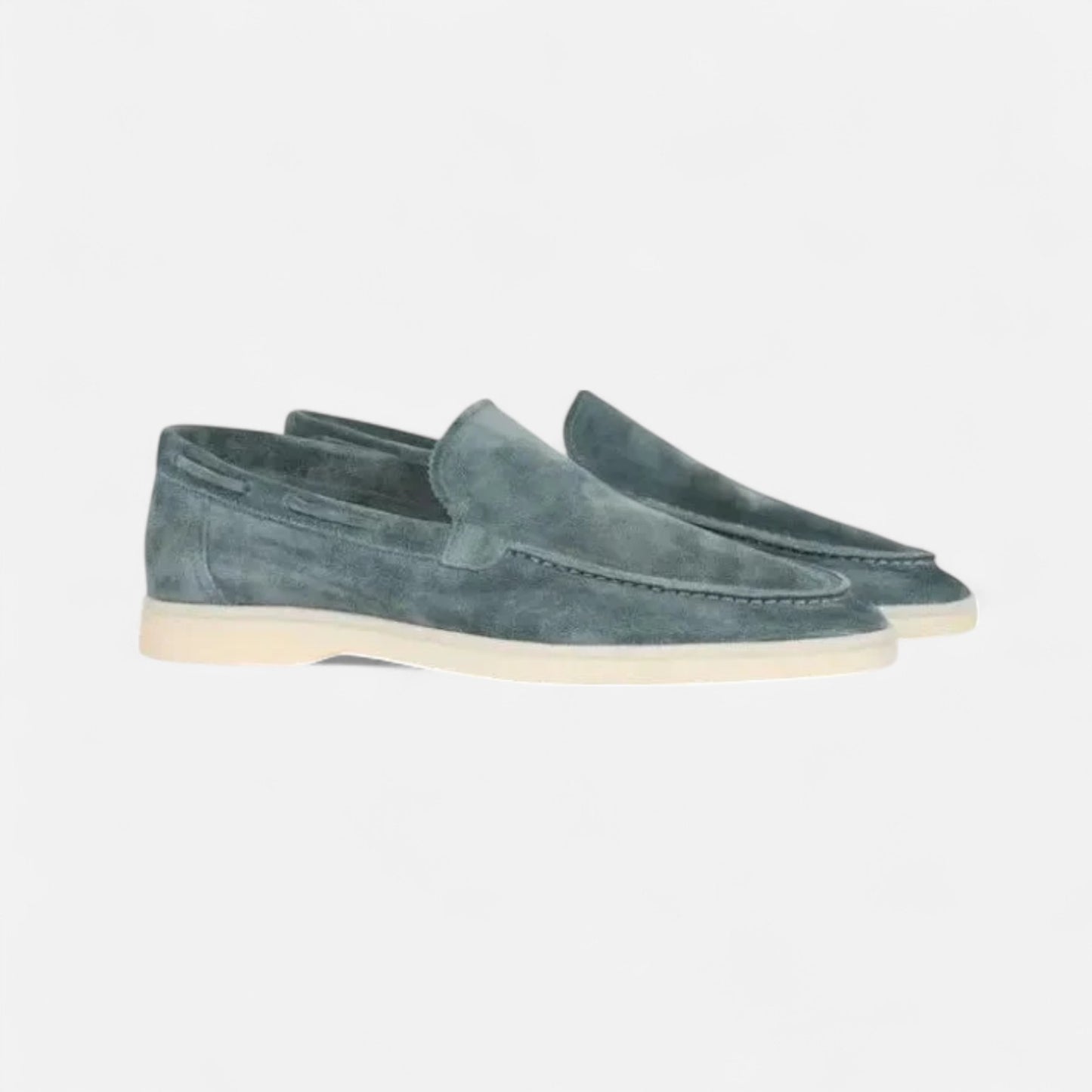 Elanclo | Men’s Heritage Suede Penny Loafers