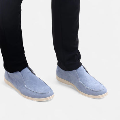 Elanclo | Men’s High Suede Slip-On Loafers