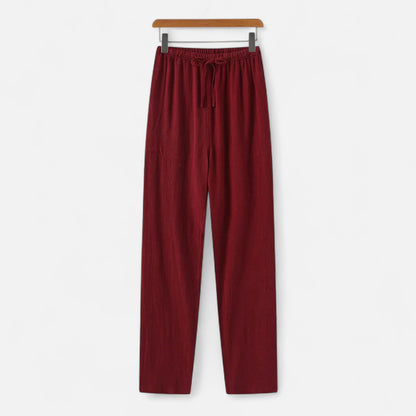 Elanclo | Men’s Heritage Linen Slim Trousers