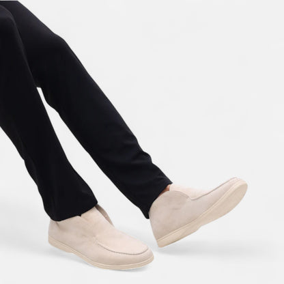 Elanclo | Men’s High Suede Slip-On Loafers