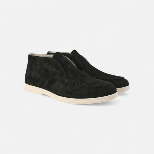 Elanclo | Men’s High Suede Slip-On Loafers