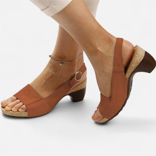 Elanclo | Women’s Orthopedic Heeled Comfort Sandals