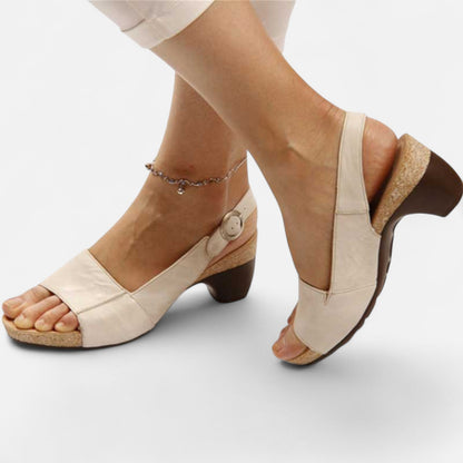 Elanclo | Women’s Orthopedic Heeled Comfort Sandals