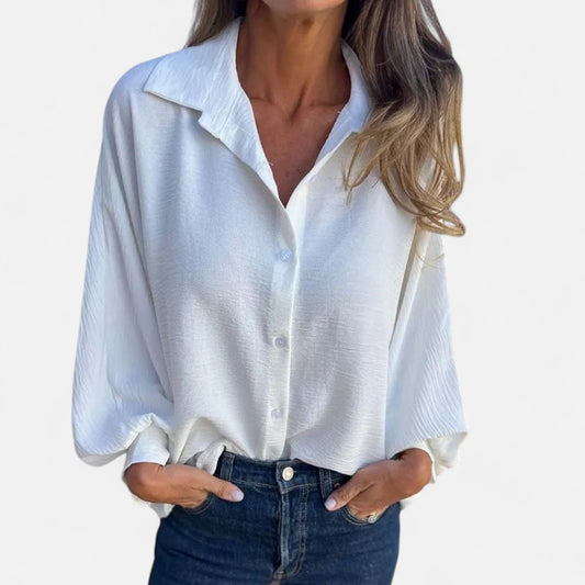 Elanclo | Women’s Relaxed Button-Down Blouse
