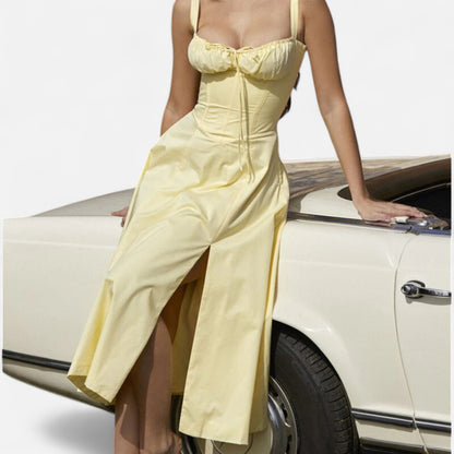 Elanclo | Women’s Vintage Bloom Bustier Dress