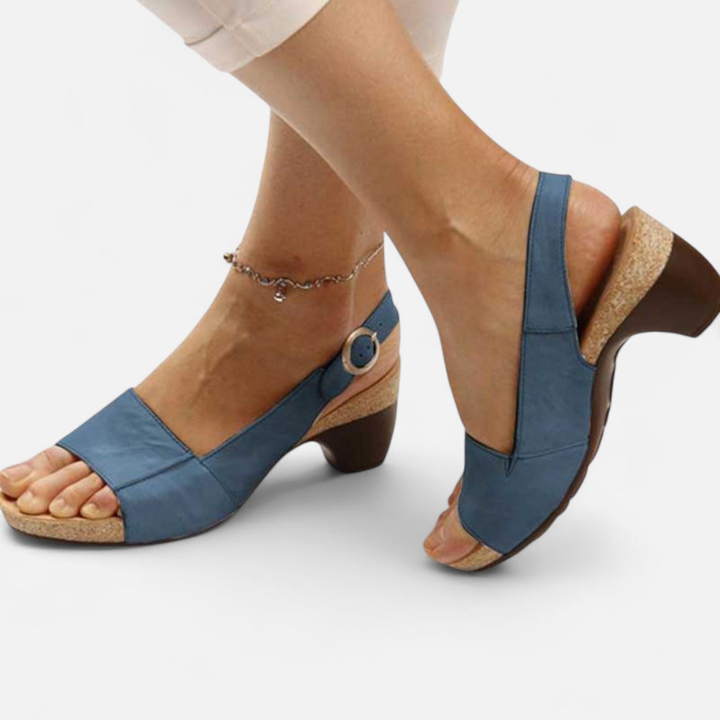 Elanclo | Women’s Orthopedic Heeled Comfort Sandals