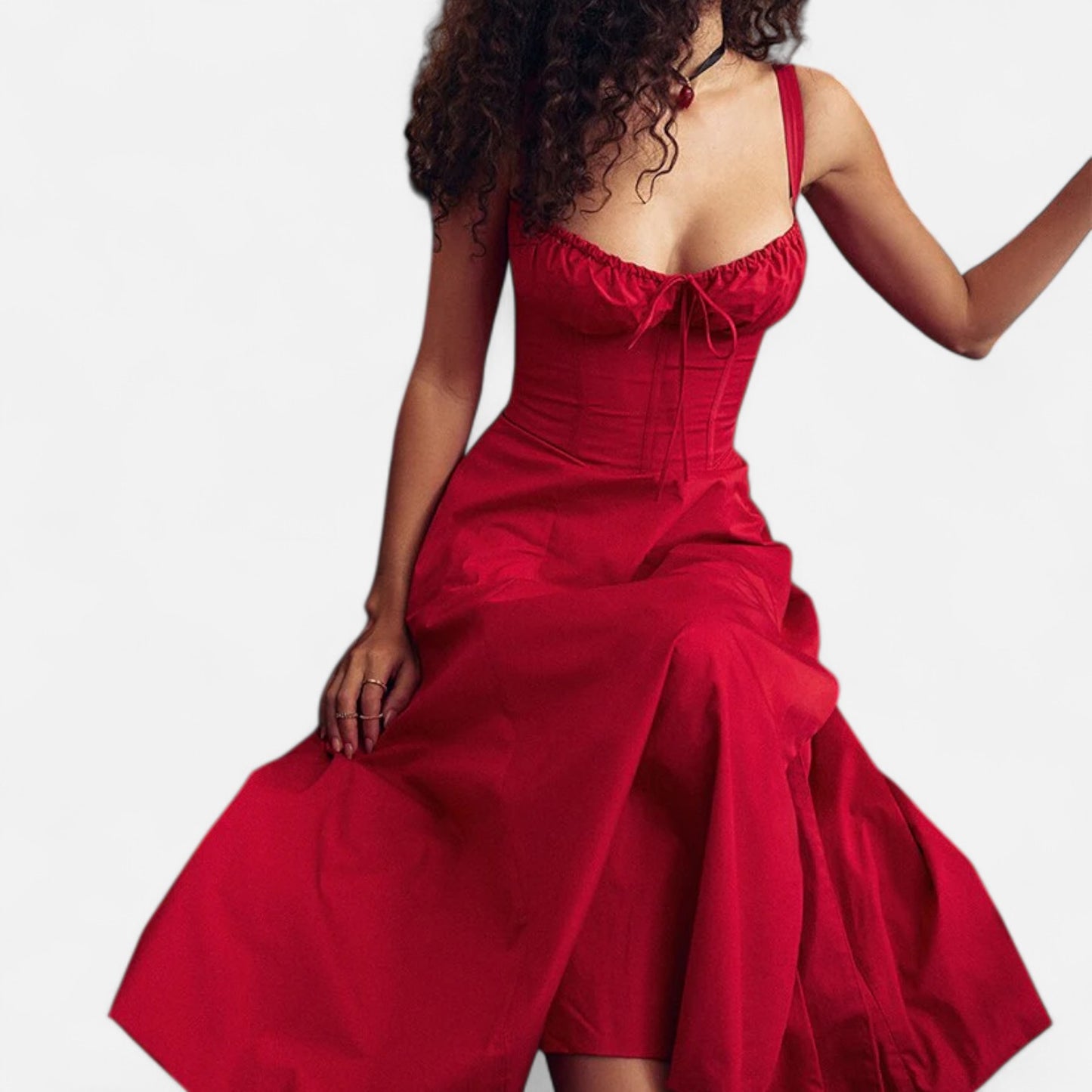 Elanclo | Women’s Vintage Bloom Bustier Dress