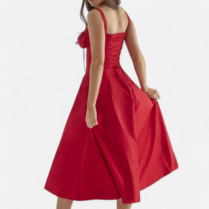 Elanclo | Women’s Vintage Bloom Bustier Dress