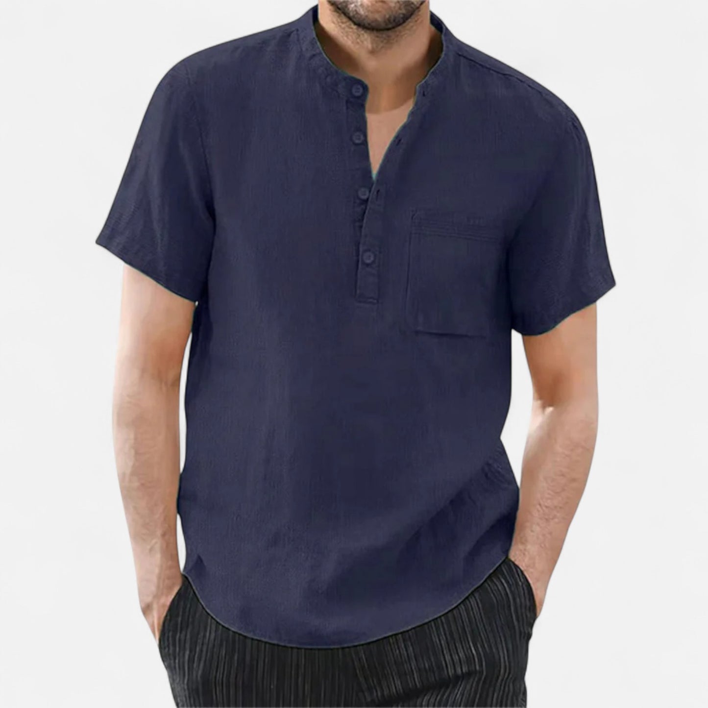 Elanclo | Men’s Heritage Cotton-Linen Short Sleeve Tee